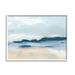 Stupell Industries Abstract Beach Coast Landscape Giclee Art By June Erica Vess Wood in Blue/Brown | 16 H x 20 W in | Wayfair ar-012_wfr_16x20