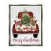 The Holiday Aisle® Merry Christmas Holiday Presents by Lettered & Lined - Graphic Art on Wood in Brown/Red | 30 H x 24 W x 1.5 D in | Wayfair