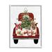 The Holiday Aisle® Country Truck Christmas Gifts by Lettered & Lined - Graphic Art on Wood in Brown/Red | 30 H x 24 W x 1.5 D in | Wayfair