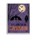 The Holiday Aisle® Let's Hang Halloween Bats by Linda Birtel - Graphic Art on Canvas in Black/Indigo/Orange | 30 H x 24 W x 1.5 D in | Wayfair