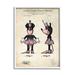 Stupell Industries Mouse Character Figure Diagram Framed Giclee Art By Karl Hronek Canvas in Black | 20 H x 16 W x 1.5 D in | Wayfair