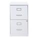 Latitude Run® 2-Drawer Vertical Filing Cabinet Metal/Steel in White | 23.5 H x 14.25 W x 19.25 D in | Wayfair E7053372B61E4591B0CE1EE3C9D552F6