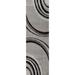 White 180 x 32 x 0.8 in Area Rug - Orren Ellis Rug Branch Montage Collection Modern Abstract Runner Rug -Grey | 180 H x 32 W x 0.8 D in | Wayfair
