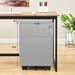 Inbox Zero Houart 1-Drawer Mobile Vertical Filing Cabinet Metal/Steel in Gray | 19.6 H x 11.81 W x 18.5 D in | Wayfair