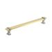 Amerock 8 13/16" Center Bar Pull Metal in Gray/Yellow | 9.94 H x 0.69 W x 1.06 D in | Wayfair BP36684BGLG10