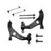 2013-2016 Mazda CX5 Front Control Arm Ball Joint Tie Rod and Sway Bar Link Kit - TRQ PSA72493