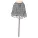 Sienna Sky Casual Mini Skirt Mini: Gray Bottoms - Women's Size Medium