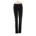 Joe's Jeans Jeans - Mid/Reg Rise Skinny Leg Denim: Black Bottoms - Women's Size 26 - Black Wash