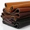 Tissu en Cuir de Vache Céphale, Couche Marron et Noir, Accessoires pour Meubles de Maison, Chaise de