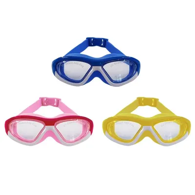 Lunettes de natation HD étanches pour enfants lunettes anti-buée pour enfants vision large HD