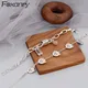 FOXANRY Argent Couleur Petit Ours Bracelets Fille Accessoires INS Mode Créatif Rose Pendentif Abacus