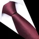 Cravate en soie rouge uni pour hommes mélange de couleurs nouveau Style accessoires de costume