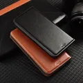 Crazy Horse – coque portefeuille en cuir véritable pour Nokia compatible modèles C1 C01 C02 C2