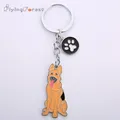 Porte-clés chien de berger allemand mignon breloques pour sacs cadeaux pour femmes petit ami
