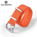 San Martin-Bracelet en nylon coloré pour parachutiste bandes tissées universelles pièces de