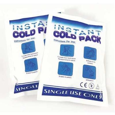 MEDSOURCE MS-CD6X8 Cold Pack,White/Blue,8in L x 6in W,PK48
