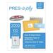 PRES-a-ply Permanent-Adhesive Address Labels For Laser and Inkjet Printers 1 x 4 Inches White Box of 2000