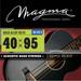 Magma Acoustic Bass Strings Extra Light+ - Bronze 85/15 Round Wound - Long Scale 34 Set .040 - .095 (BA140G)