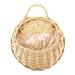 Wicker Rattan Flower Basket Indoor Outdoor Home Garden for Wall Rattan Flower Pot Handmade Hanging Planter Basket Storage Basket for Home Garden Wedding Wall Decorations