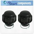 2-Pack 791-181468B Bump Head Knob Assembly Replacement for Bolens BL26SS 41AD26SC965 Gas String Trimmer - Compatible with 181468 Bump Knob and Spring Assembly