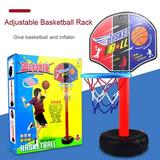 JINCHANG Baby Kids Toys Kids Basketball Hoop Basketball Training Equipment Small Door Basketball Hoop Adjustable Height- Montessori Toys Education Toys for Boys Girls Outdoor Toys Ideal Gifts