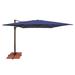 Birch Lane™ Darel 10' Square Cantilever Umbrella, Granite in Blue/Navy | 107.5 H in | Wayfair C1E7916C3F90404BA2F59F053BE9F1BE
