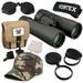 Vortex Optics Crossfire HD 8x42 Green Binocular with Free Hat (Camo Forest) Bundle