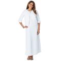 Plus Size Women's 2-Piece Beaded Jacket Dress by Jessica London in White Beaded Neck (Size 12 W) Suit