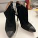 Zara Shoes | $139 Zara Suede Black Ankle Boots Booties 37 7 Nwt | Color: Black | Size: 7