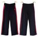 Adidas Pants & Jumpsuits | Adidas Wide Leg Pants Size Medium Black 3 Stripe Baggy Y2k Streetwear Hip Hop | Color: Black/Red | Size: M