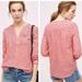 Anthropologie Tops | Holding Horses Anthro Devon Check Popover 12 | Color: Red/White | Size: 12