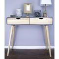 HomeRoots 2-Drawer Console Table - Graphite