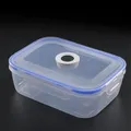 Humidificateur hygromètre numérique en plastique transparent boîte de rangement pour cigares