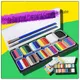 Kit de peinture Linge arc-en-ciel pour enfants fournitures de pigments de maquillage ensemble de