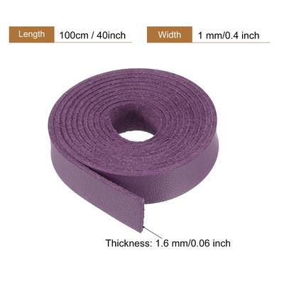 Leather Straps Strip Belt Leather Strips String 1cm Width 100cm Length