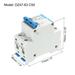 Miniature Circuit Breaker Low Voltage AC 50A 400V 2 Pole DZ47-63 C50 - White, Blue