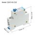 Miniature Circuit Breaker Low Voltage AC 32A 230/400V 1 Pole DZ47-63 C32 - White, Blue