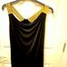 Michael Kors Dresses | Michael Kors Medium Black And Gold Mid Length Dress | Color: Black/Gold | Size: M