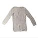 Zara Sweaters | Nwot Gray Long Sweater Or Sweater Dress Wide Knit Top Or Minidress Slouchy Small | Color: Gray/Silver | Size: S