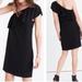 Madewell Dresses | Madewell Little Black One Shoulder Dress Size 8 | Color: Black | Size: 8