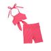 Baby Girl Sweatsuit Autumn Baby Girl Outfit Kids Baby Girls Boys Summer Autumn Solid Cotton Sleeveless Short Pants Vest Shorts Set Outfits Clothes Girl Welcome Home Outfit