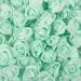 50-Pack Artificial Roses Artificial Flower Heads Foam Flowers for Wall Decorations Wedding Receptions Faux Bouquets Spring Decor and DIY Crafting 1.38inch