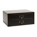 Original Home Office; - 2 Drawer Organizer - Rubbed Black - Ballard Designs - Ballard Designs