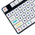 GBrosDots-Touches ZDA pour clavier mécanique optique en forme de boule pavé de embauPBT 61 64