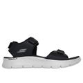 Skechers Men's GO WALK Flex Sandal - Antigua Beach Sandals | Size 10.0 | Black | Synthetic/Textile | Machine Washable