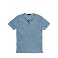 Mey & Edlich Herren Shirt Feierabend-Pyjamashirt blau 46, 48, 50, 52, 54, 56