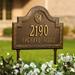 Stratford Personalized Address Plaques - Lawn Plaque, Black Lawn Plaque, Estate - Frontgate