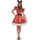 Disney Disguise Damen Red Minnie Mouse Klassisches Kostüm, Rot/Schwarz/Weiß, XL, XL (46-48), X-Large (18-20) US