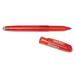 AbilityOne 7520016580387 SKILCRAFT Erasable Re-Write Gel Pen Stick Medium 0.7 mm Red Ink Red Barrel Dozen