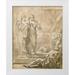 de La Hyre Laurent 20x24 White Modern Wood Framed Museum Art Print Titled - The Liberation of Saint Peter